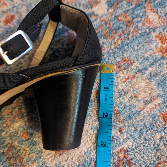 AGL Attilio Giusti Leombruni 40/US 10 Black Leather Heeled Strappy Cage Sandals - Picture 9 of 9